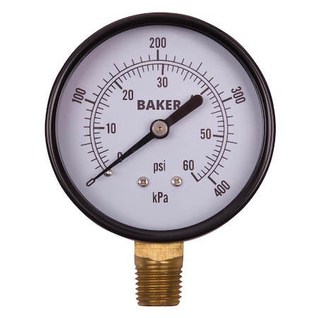 LVBNA-60P Pressure Gauge, 0-60 PSI